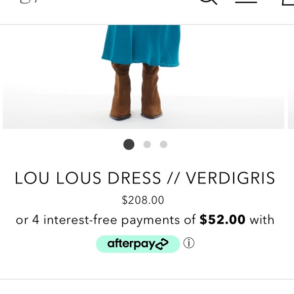 Teal leopard YFB long lou lou dress blue - Picture 4 of 5